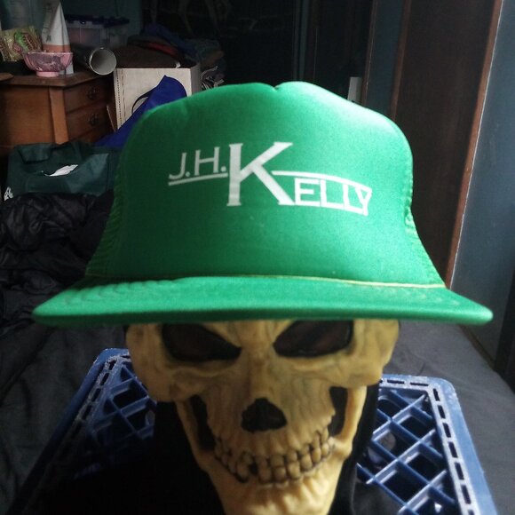 Deadstock Vintage J.H. Kelly Engineering Rope Snap Trucker Hat Cap - Picture 1 of 6
